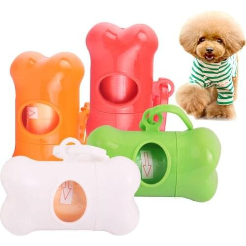 1 Pcs Pet trash bag picking up bag pet trash box bone type dog trash bag picking up replacement cleaning bag
