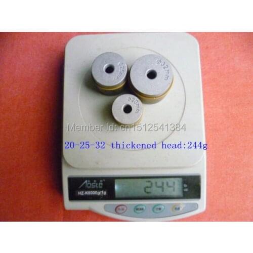 3pcs/set) welding parts, die head, 20mm 25mm 32mm thick Welding Mold, PPR,PE,PB Water Pipe hotmelt butt welding