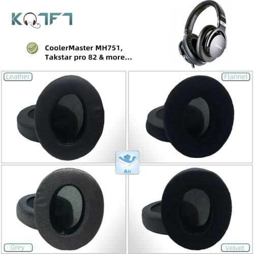 KQTFT 1 Pair of Replacement Ear Pads for Takstar pro 82, CoolerMaster MH-751 MH751 Headset EarPads Earmuff Cover Cushion Cups