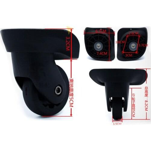 A35 Mute Trolley Case Luggage Wheel Repair Universal Travel Suitcase Parts Accessories Luggage Wheel Replacement Wheels
