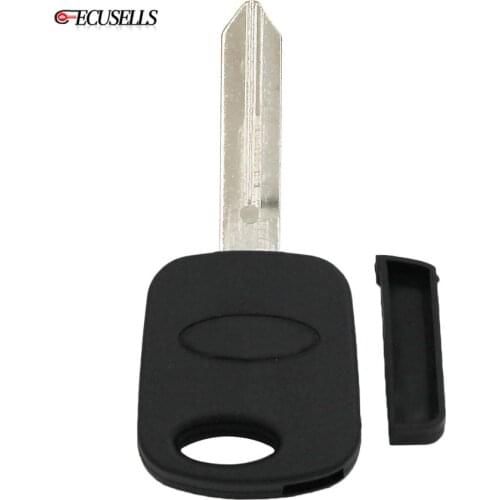 Transponder Chip Ignition Key Blank Remote Car Key Shell Case Housing For Ford Focus Escape Thunderbird with FO38 Uncut Blade