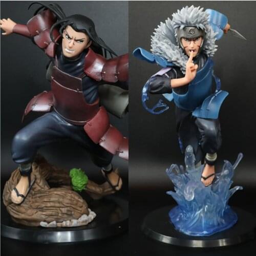 19cm Senju Hashirama Senju Tobirama Shodai Hokage Action figure toys collection doll Christmas gift no box