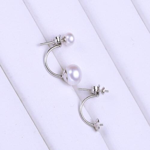 HOT Fashion Pearl Earrings Mountings, Earrings Findings, Earrings Settings Jewelry Parts Fittings Stud Earrings Accessories