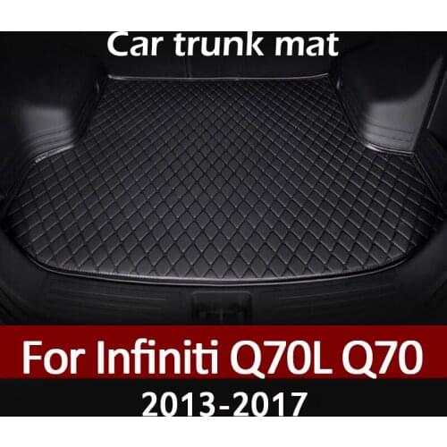 MIDOON Car trunk mat for Infiniti Q70L 2013 2014 2015 2016 2017 cargo liner carpet interior accessories cover