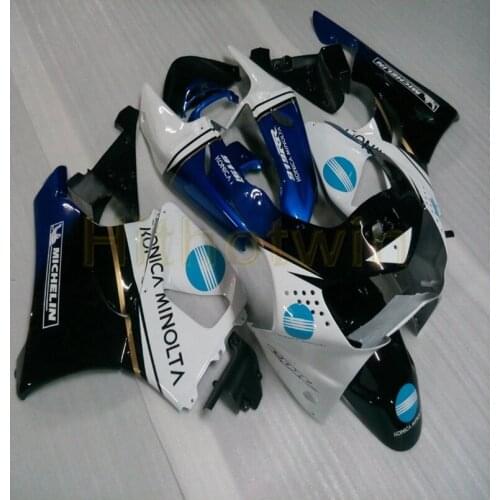 Custom motorcycle cowl for CBR919RR 1998-1999 CBR 900 RR 98 99 ABS Plastic Fairings+Botls+blue white M2
