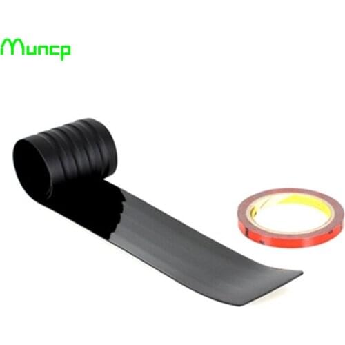 Muncp Car Styling Rubber Rear Guard Bumper Trunk Protector Trim Cover Strip For Peugeot 206 207 208 301 307 308 407 2008 3008