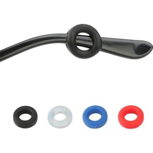 Soft Comfortable Good Elastic Silicone Anti Slip Round Ear Hooks for Glasses Accessories Sports Eyeglass Sunglasses