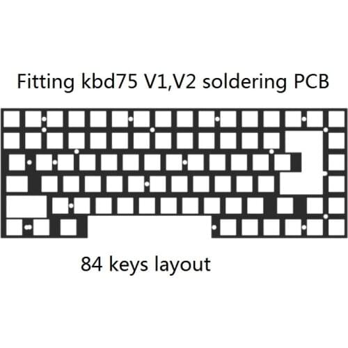 KBDFANS plate sound absorber foam KBD75 Silence Film 84 KEYS PCB foam