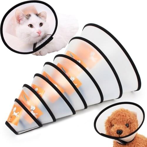 Useful Pet Anti-bite Grooming Cover Cat Accessories For Cats Wound Healing Cone Collar Gato Kedi Protector Mascotas Cat Supplies