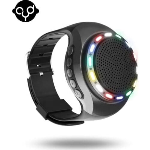 OneDer Factory direct sales U6 Colorful Running LED Cool Wrist Buetooth Watch Speaker Sports Music FM Radio Support TF Card