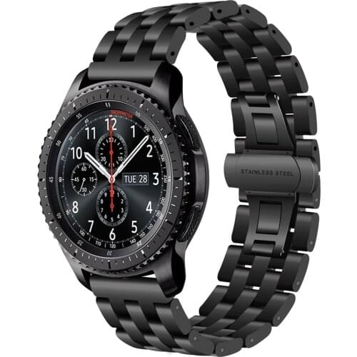 Gear S3 Frontier/Classic Armband 20mm 22mm Quick Release Stainless Steel Band for Samsung Active2 40mm 44mm/Huawei GT 2E Strap