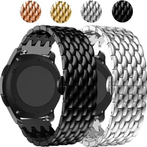 For HUAWEI WATCH GT GT2 Stainless Steel Band Strap Alloy Metal Replacement Watch Band Dragon Scale Bracelet Wristband 22mm