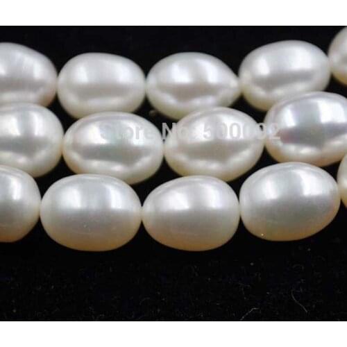 2020 New Arrival Special Offer Beads For Jewelry Making Beads Charm Aa+ 1 Strands 38cm 9*11-13mm Loose Freshwater Pearl String