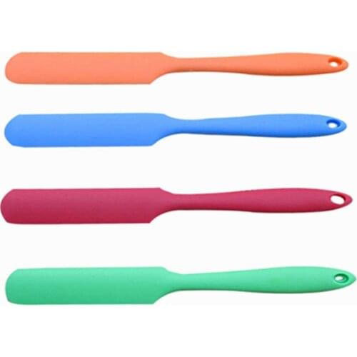 Silicone Spatula Multicolor Cake Pastry Mousse Baking Food Grade Non Stick Flexible Butter Cooking Narrow Kitchen Tool Wholesale
