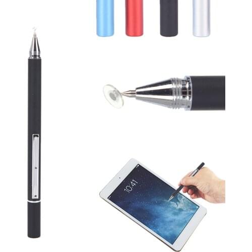 2 In 1 Stylus Pen For Smartphone Tablet Thick Thin Drawing Capacitive Pencil Universal Android Mobile Screen Note Touch Pen