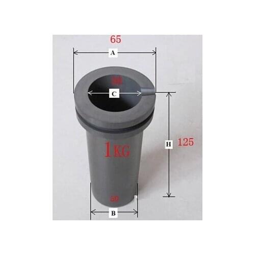 1kg gold Melting Furnace crucible gold melter crucible graphite crucible