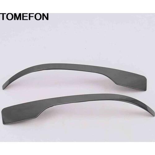 TOMEFON For Hyundai Tucson 2016 2017 2018 2019 2020 Car Side Door Rear View Mirror Anti Wipe Strip Cover Trim Accessories SS