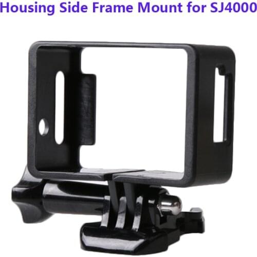 Protective Housing Side Frame Mount for SJCAM SJ4000 WiFi Plus Camera + with Base Long Screws SJ4000 Accessories Free Shipping