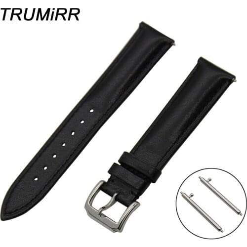 18mm 20mm 22mm Quick Release Watch Band Genuine Leather Strap for Breitling Men Women Wrist Belt Stainless Steel Buckle Bracelet