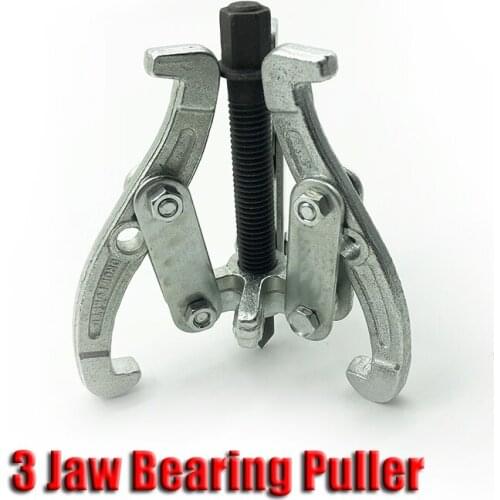 3 Inch 75mm 3 Jaw Bearing Puller Auto Gear Remover Pulling Extractor Tool With Reversible Legs Silver