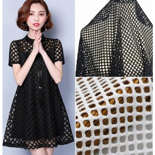 Big Fish Net Large Mesh Cloth Fabric Lace Clothing Fabric Dress Hollow Lace Lining Stockings DIY Craft
