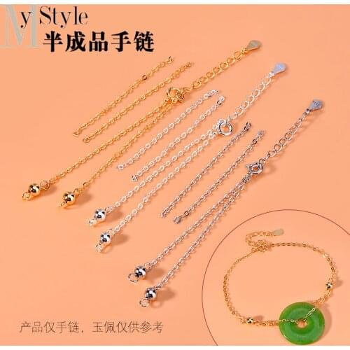 Simple and versatile adjustable cross chain bracelet temperament 925 sterling silver jewelry boudoir gift