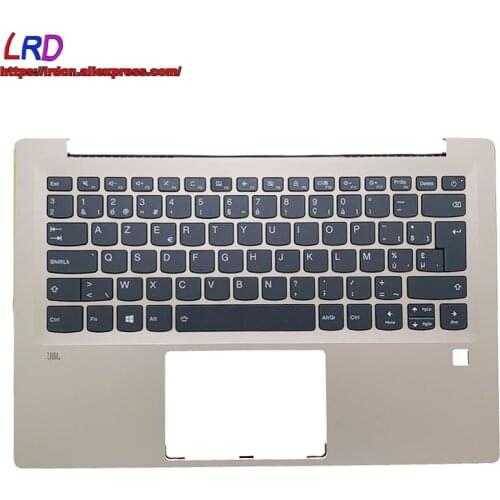 New Original Shell Upper Case Palmrest with BE Belgian Backlit Keyboard for Lenovo Ideapad 720S-14IKB Laptop C Cover 5CB0N79878