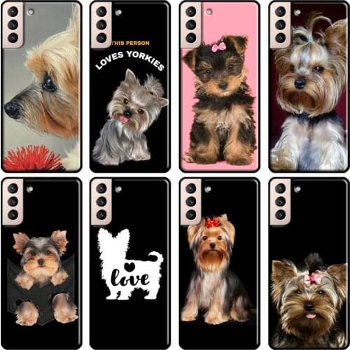 Yorkshire terrier dog Soft Case For Samsung Galaxy S21 Ultra Note 20 Note 10 S8 S9 S10 Plus S20 FE Phone Cover