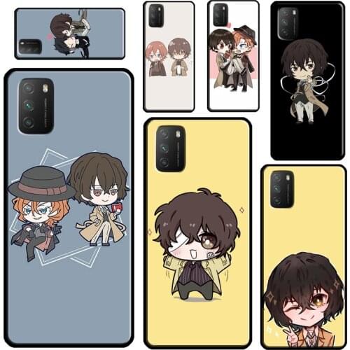 Bungo Stray Dogs Anime Chibi For POCO X3 Pro F2 F3 M3 Case For Xiaomi Mi 11 Ultra Note 10 Lite Mi A3 9T 10T Pro Cover