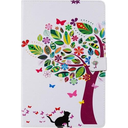 Coloured drawing Skin for Samsung Galaxy Tab S5E Case T720 T725 10.5 Inch 2019 Sleep Wake Up Tablet Shell Stand Cover Funda+pen