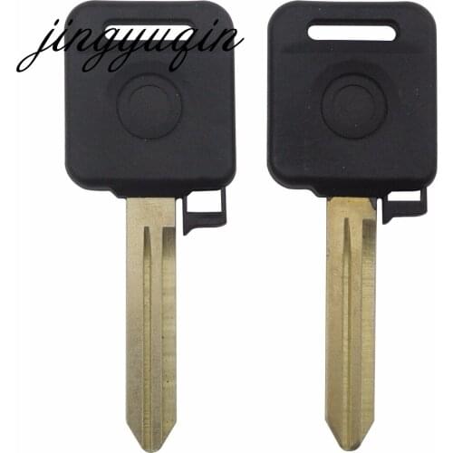 Jingyuqin 10pcs/lot Remote Ignition Key Transponder Key Shell For Nissan Qashqai Tiida Uncut Blade Car Key Case