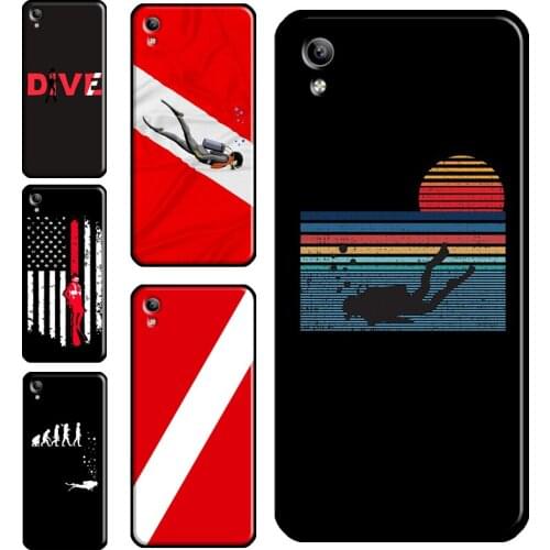 Diver Down Scuba Flag Case For Vivo V17 Neo S1 Y1S Y12 Y17 Y20 Y30 Y50 Y70 Y91C V11i Y11 2019 V20 SE Back Cover