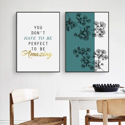 Life Philosophy Black And White Ginkgo Leaf Fruit Canvas Painting Posters And Prints Wall Art Pictures For Living Room Modern De