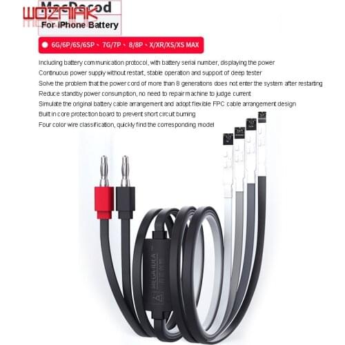 QIANLI Battery Decoding Power Cord for IPHONE 6 6S 6SP 6P 7G 7P 8 8P X XS XSMAX Maintenance Cable