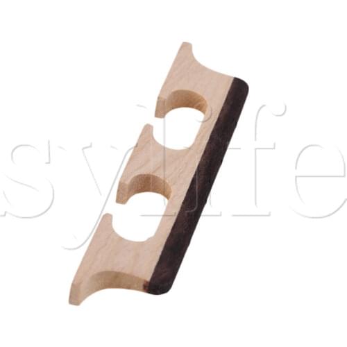 Maple & Ebony Bridge For 4 String Banjo Ukulele