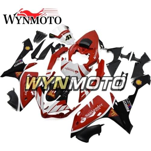 Santander Red Black White Complete Fairing Kit For Yamaha YZF1000 R1 Year 2007 2008 07 08 Injection ABS Plastic Bodywork Kit