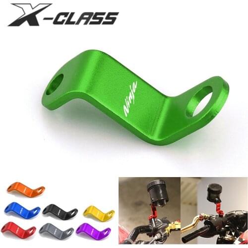 For Kawasaki Ninja 400 650 300 250 1000 Motorcycle Rear View Mirror Extender Bracket Oil Cap Mount Holder Green Red Accessories