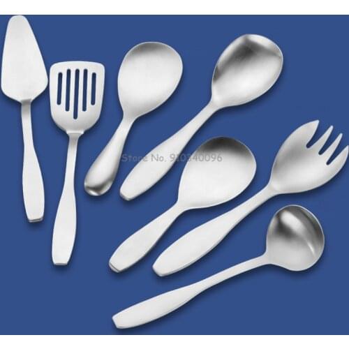 304 Stainless Steel Kitchen Cooking Tool Sets Kitchenware Cooking Spoon Shovel Cookware Kitchen Tools Spatula Ladle Kitchenware