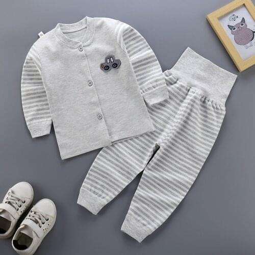 New Winter 3M-24M Baby Clothes Set Autumn Cotton Newborn Baby Boys Girls Clothes 2PCS Baby Pajamas Unisex Kids Clothing Sets