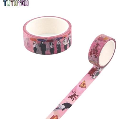 PC2493 1pcs Hot TV Show Friends Washi Tapes Life Stationery Decorative Adhesive Scrapbooking DIY Paper Office Stickers