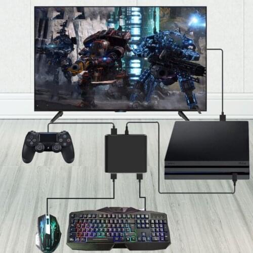 New Keyboard Mouse Mice Conversion Receiver For XBOXONE/PS4/Switch Host Plug And Play Receiver Adapter Converter Device qiang