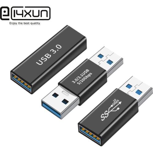 1PCS USB 3.0 Adapter Connector Male to Female F-F M-F Converter Coupler Changer Connector Durable for PC Laptop