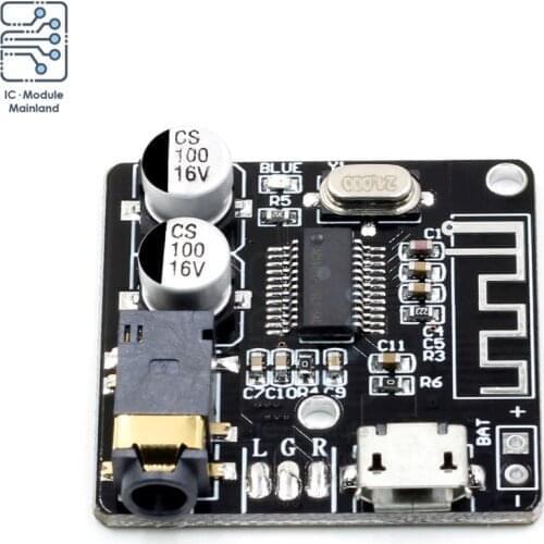 3.7-5V VHM-314 Bluetooth Decoder Board MP3 Lossless Audio Receiver Module Stereo Music Decoding Amplifier Modified Board