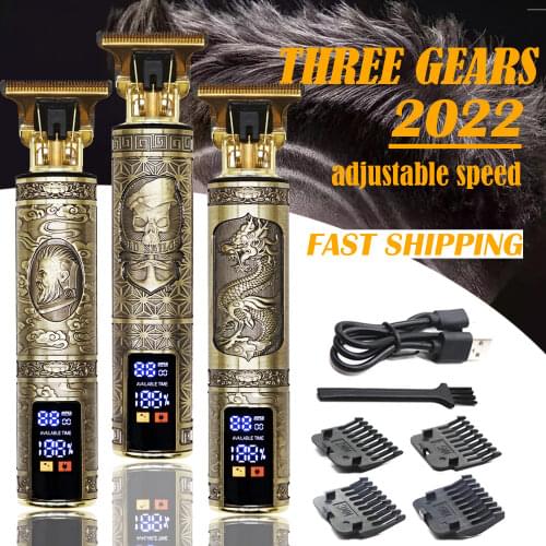 2021 USB Electric Hair Clipper Professional Men Hair Cutting Machine Shaver Beard Trimmer Beard Barber Hair Cut