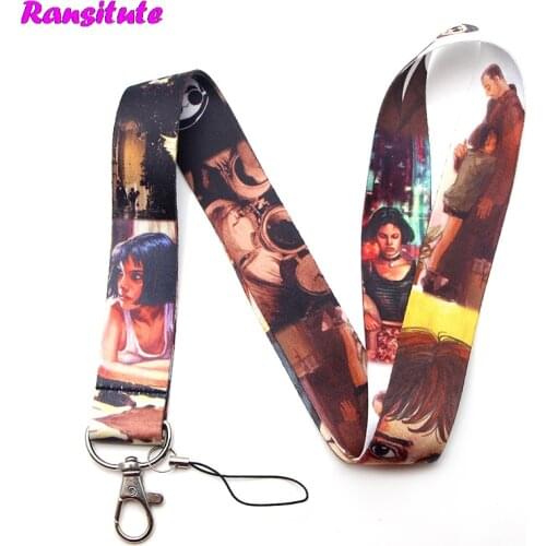 R159 FashionThe Professional Neckband Lanyard Key ID Card Gym Mobile Phone With USB Badge Clip DIY Lanyard Lasso