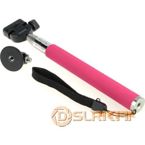 Pink Monopole with adapter Free Shipping for Gopro Hero 3 2 1