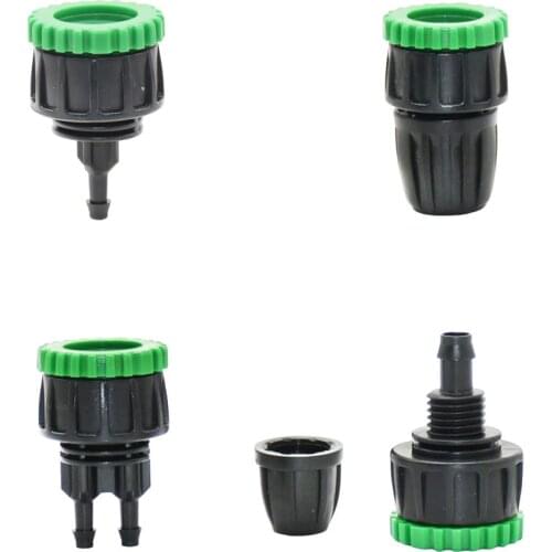 1/2 3/4 inch Female Thread To 1/4" 3/8" 1/2" Hose Garden Connector Barb 2-Way 4/7 Water Splitter 8/11 16mnm Hose Adapter 1pcs