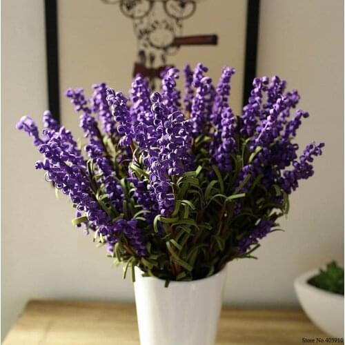 Romantic Provence decoration lavender flower silk artificial flowers grain decorative Simulation of aquatic plants