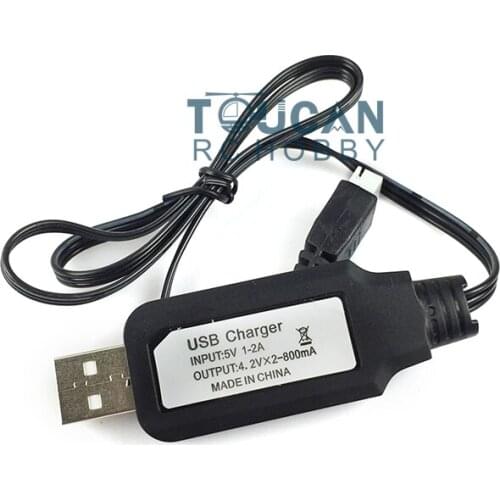 USB Cable for Heng Long Charger Liion Battery RC Tank Electronic Balanced Head TH16652