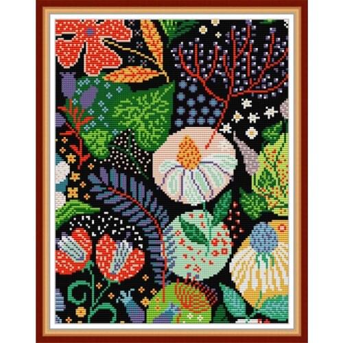 Everlasting Love Colorful Chinese Cross Stitch Kits Ecological Cotton Stamped Printed 14CT 11CT DIY Easy to Use Home Decoration